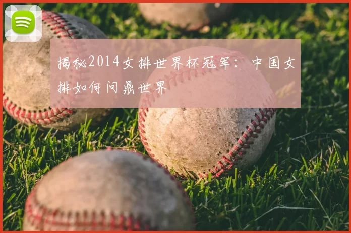 揭秘2014女排世界杯冠军：中国女排如何问鼎世界